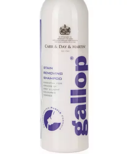 Carr & Day & Martin – GALLOP STAIN REMOVING HORSE SHAMPOO – szampon na trudno usuwalne zabrudzenia 500ml | SJ Profit | Sklep jeździecki i Dystrybutor bitopEQUI