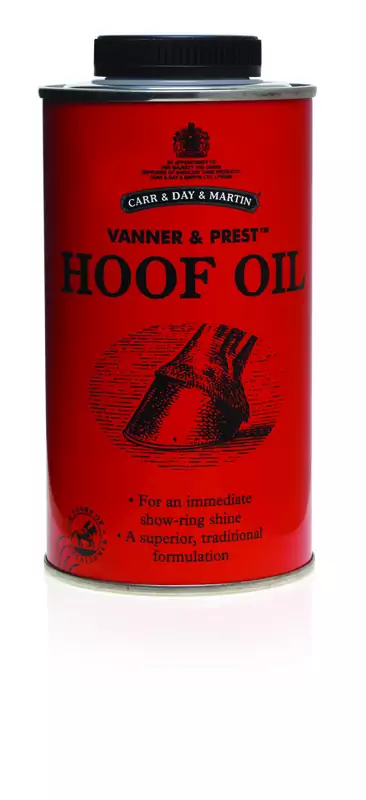 Carr & Day & Martin – VANNER & PREST HOOF OIL – olej do kopyt 500ml | SJ Profit | Sklep jeździecki i Dystrybutor bitopEQUI